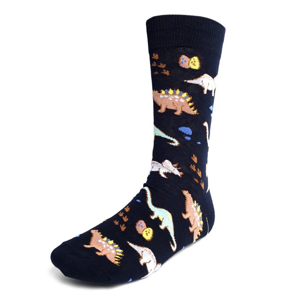Men's Dinosaur Novelty Fun Socks